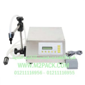 ماكينة تعبئة سوائل ديسك توب موديل ام تو باك 451 ماركة المهندس منسي